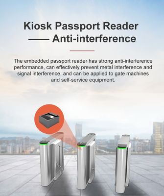 1- Un scanner rapide et rapide pour les passeports, un traitement OCR rapide en 1 seconde pour les contrôles de sécurité