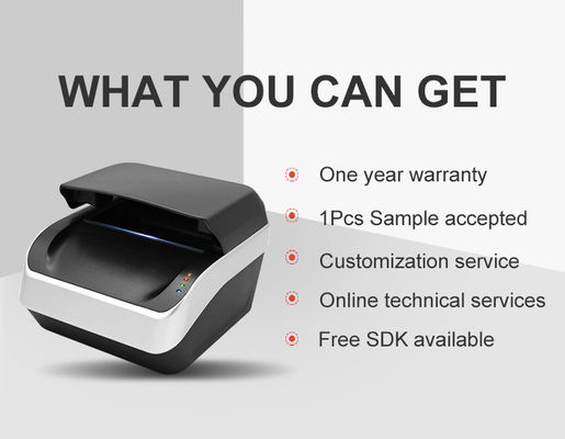 Vérification rapide et précise de l'identité avec le lecteur/scanner de passeport Sinocecu Noir