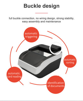 Vérification rapide et précise de l'identité avec le lecteur/scanner de passeport Sinocecu Noir