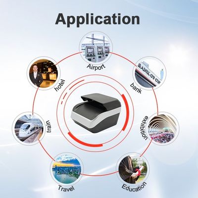 Scanner OCR à interface USB MRZ pour la vérification sécurisée des clients dans les institutions financières