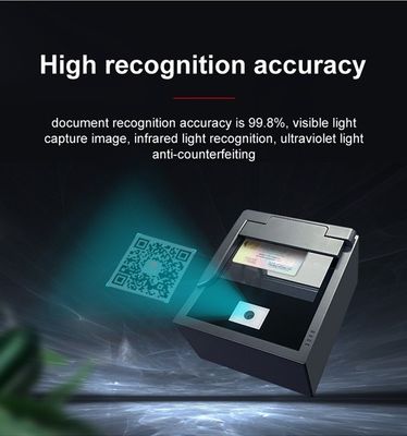 2 secondes Vitesse de balayage Lecteur de code QR Sinosecu pour appareil d'aéroport dans l'appareil de passeport