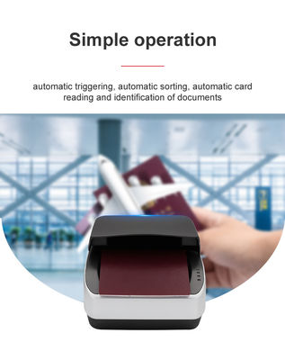 Scanner de passeport OCR Sinocecu QR1000 I pour la détection et le support de l'analyse automatique