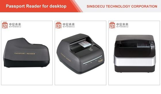 Éclairage visible Lecteur et scanner de passeports électroniques Sinosecu avec une profondeur de couleur de 24 bits