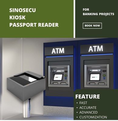 Scanner de documents et caméra OCR HD 5.0 MP pour le self-service dans le lecteur de passeport de l'aéroport