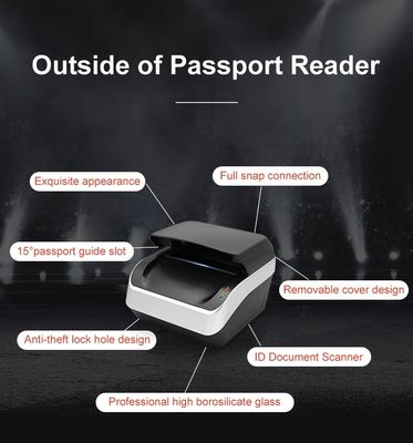 Kit de développement de logiciels SDK Scanner de carte d'identité pour hôtel et aéroport 175*199*140mm