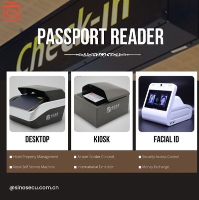 Kit de développement de logiciels SDK Lecteur de passeport et authentificateur pour aéroport par Sinosecu