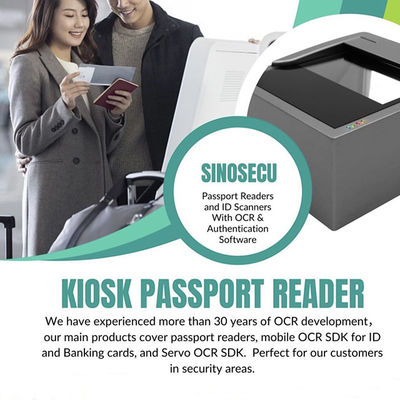 Lecteur de passeport de page complète avec capacité de lecture RFID