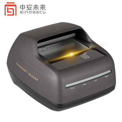 Lecteur de carte Sinosecu de 24 bits avec profondeur de couleur, scanner de passeport avec logiciel OCR MRZ USB 2.0