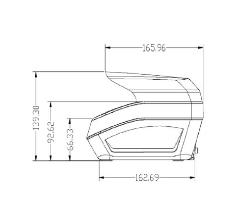 ISO 14443 Lecteur de cartes OCR pour hôtel Aéroport Scanner de chèque bancaire Scanner de carte d'identité de passeport