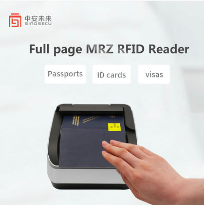 Lecteur de carte d'identité optique Lecteur d'hôtel Sinosecu OCR MRZ Lecteur de code à barres de passeport